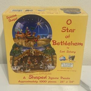 Suns Out O Star of Bethlehem Shaped Jigsaw‎ Puzzle 2010